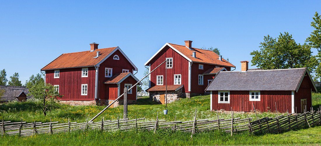 A farm homestead