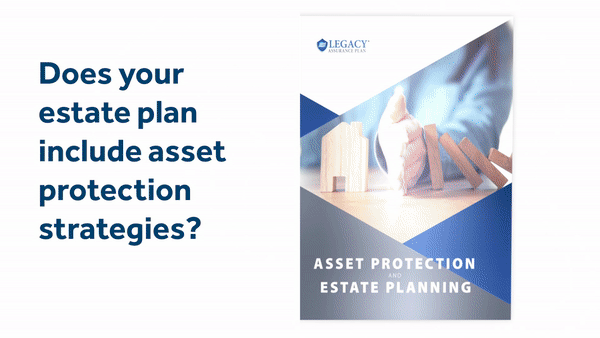 Booklet opening animation of our free requestable booklet 'Asset Protection and Estate Planning'