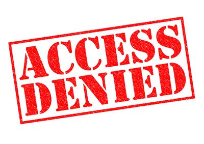 Estate Plan - Graphic that says Access Denied