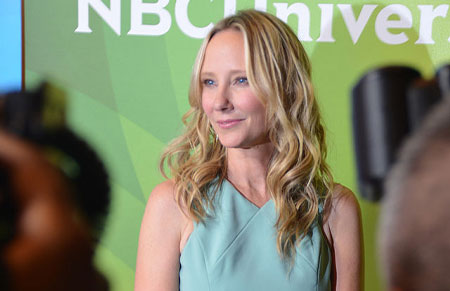 Anne Heche at a NBC event