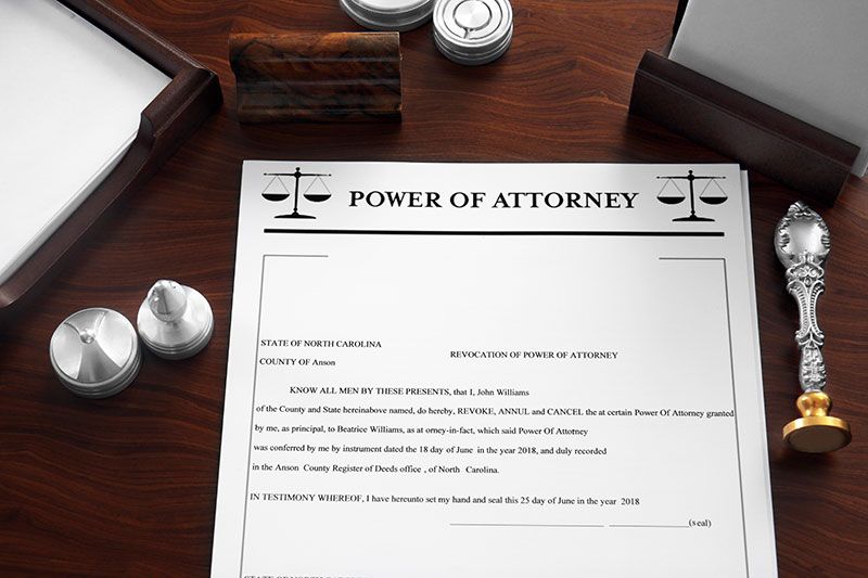 a financial powers of attorney document