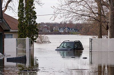 Estate Plan - Car submerged in a flood