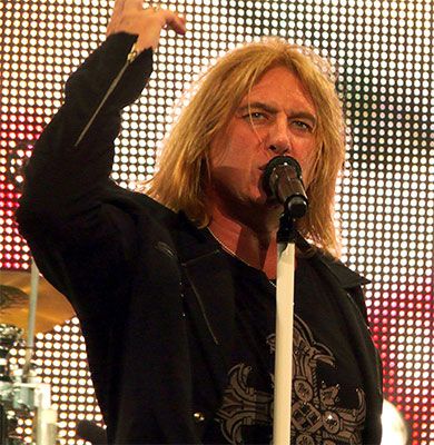 Joe Elliott from the band Def Leppard