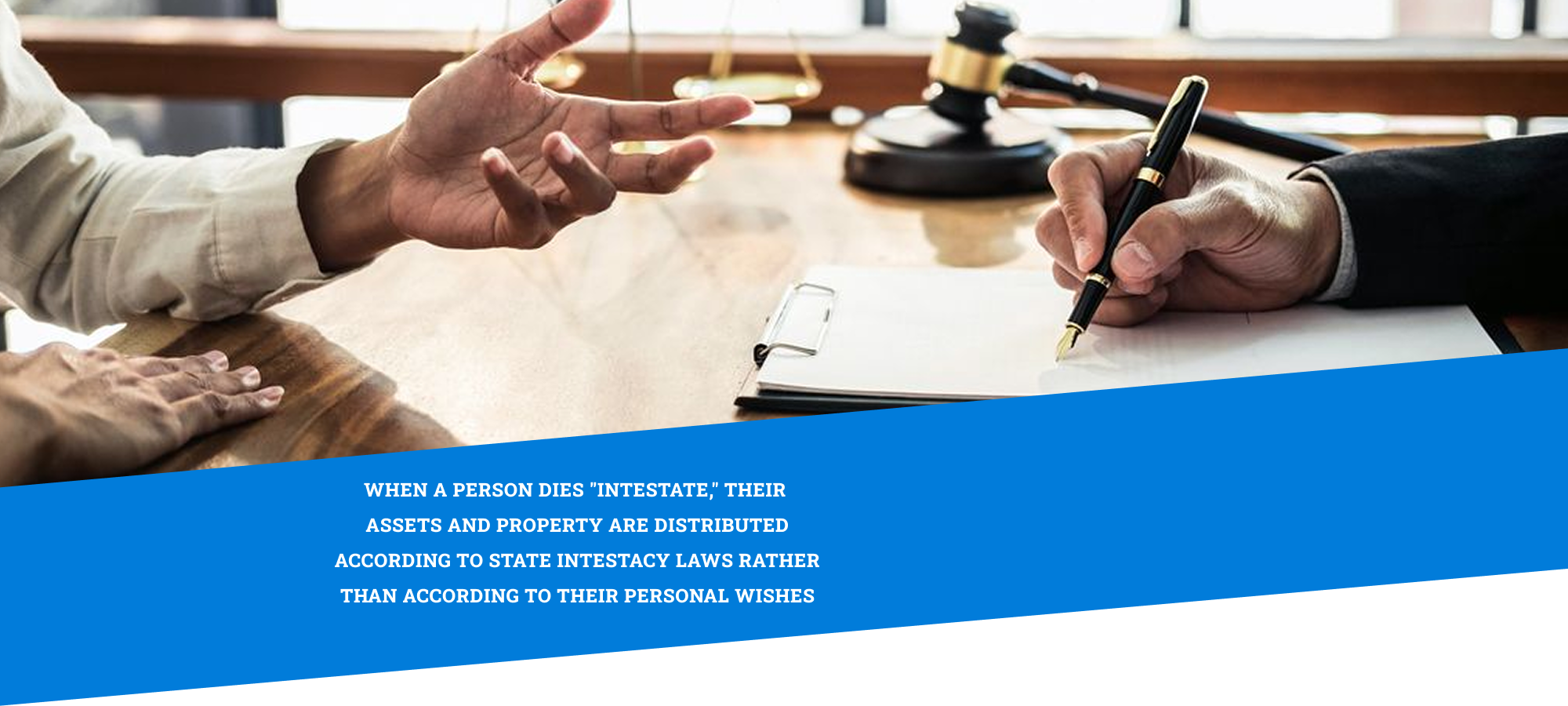 Senior couple reviewing estate planning documents