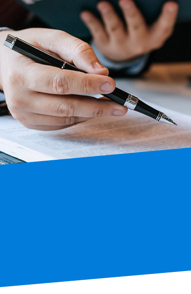 Senior couple reviewing estate planning documents