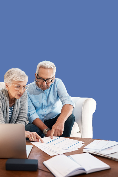 a couple reviewing Estate planning documents